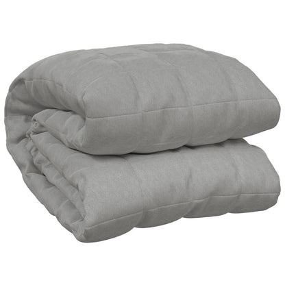 Vidaxl Manta Con Peso Tela Gris 220x240 Cm 15 Kg_0