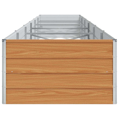 Arriate Elevado Marrón Claro 600 X 80 X 45 Cm Acero Galvanizado_5