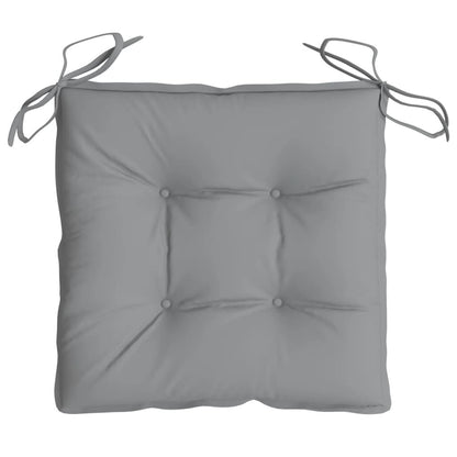 Vidaxl Cojines De Silla De Jardín 6 Uds Tela Oxford Gris 40x40x7 Cm_4