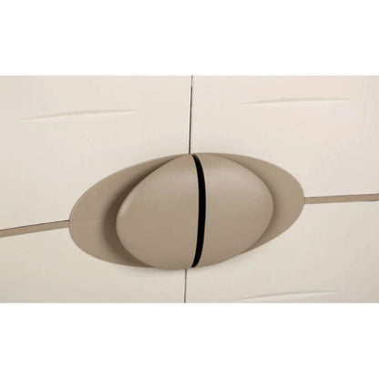 Armario Escobero 90 cm Space Saver Plastiken Beige