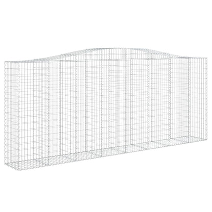Cestas De Gaviones 3 Uds Forma De Arco Hierro 400x50x160/180 Cm_2