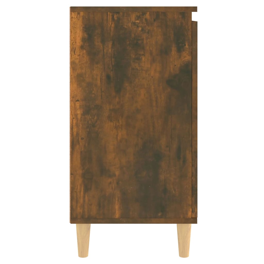 Aparador Madera Contrachapada Color Roble Ahumado 60x35x70 Cm / Vetonek_1
