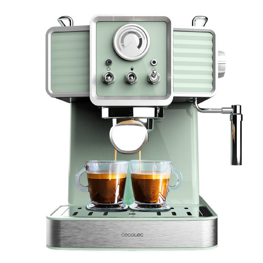 Cecotec Cafetera Express Power Espresso 20 Tradizionale Light Green_0