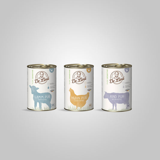 Pack De 3 Latas De Comida Húmeda 100% Natural Para Perro_0
