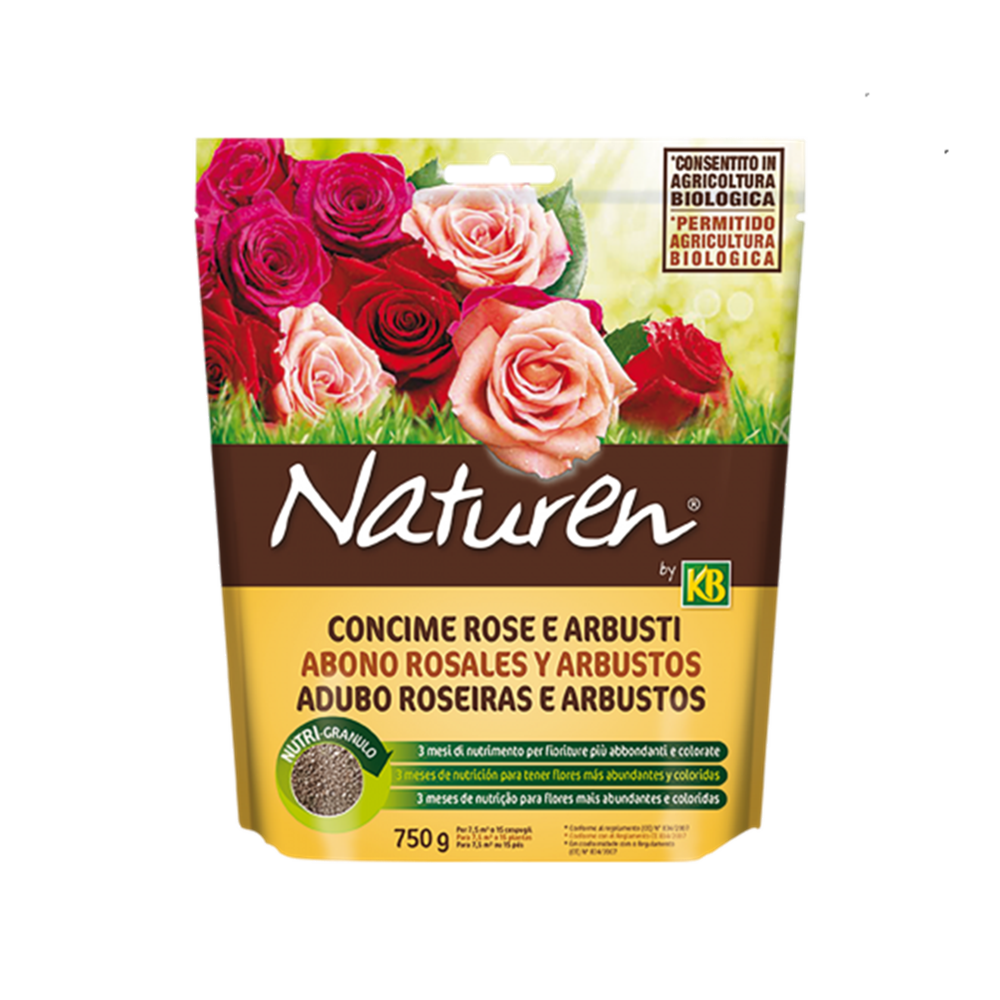 Abono Para Rosales Y Arbustos Naturen 750 Gr Kb_0