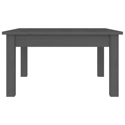 Mesa De Centro De Madera Maciza De Pino Gris 55x55x30 Cm_3