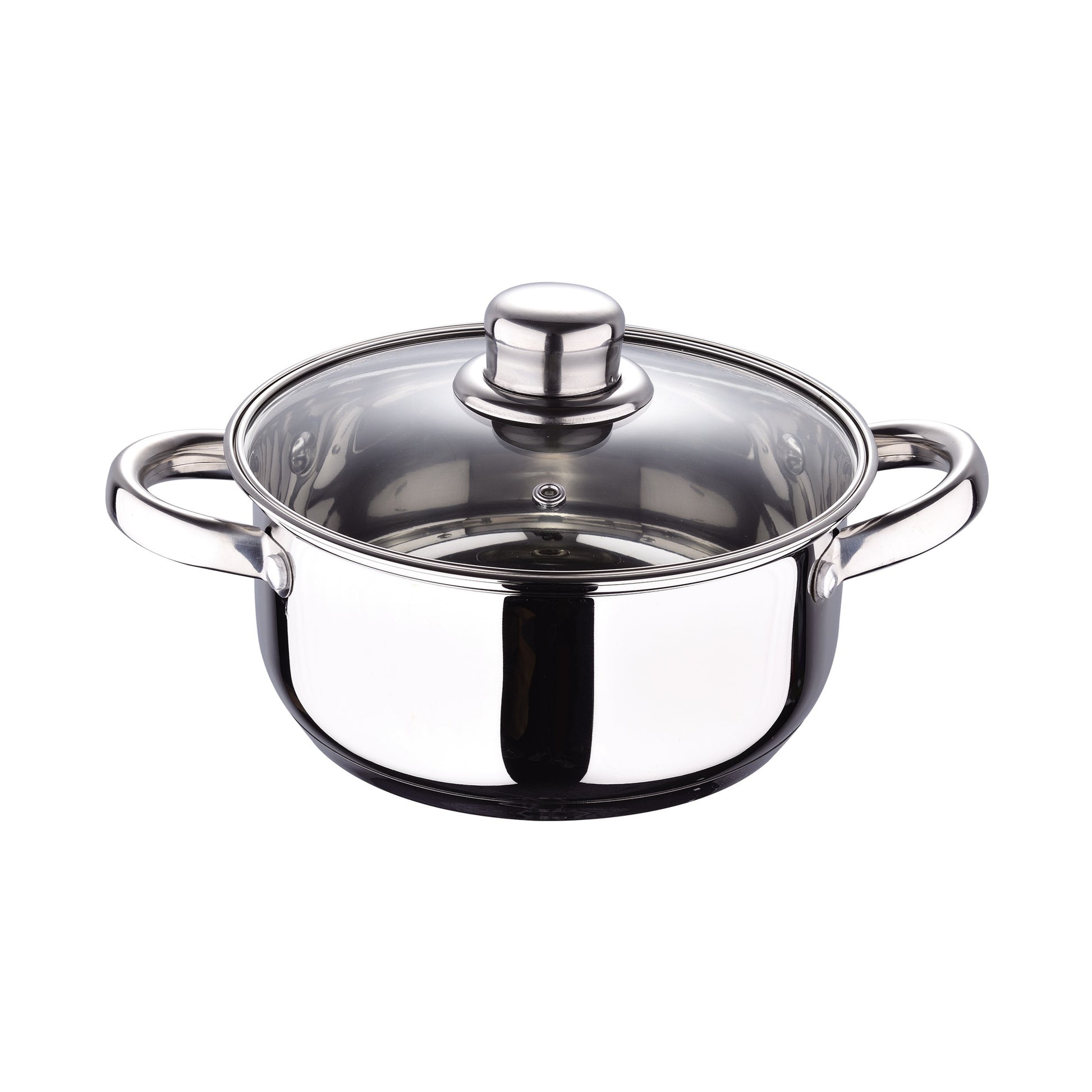 Bateria 5pcs Acero Inoxidable: Cazo Ø16x7,5 Cacerolas De Ø18x8,5 Y Ø20x9,5 Cms., Inducción + Set 3pcs Utensilios De Cocina En Acero Inoxidable_4