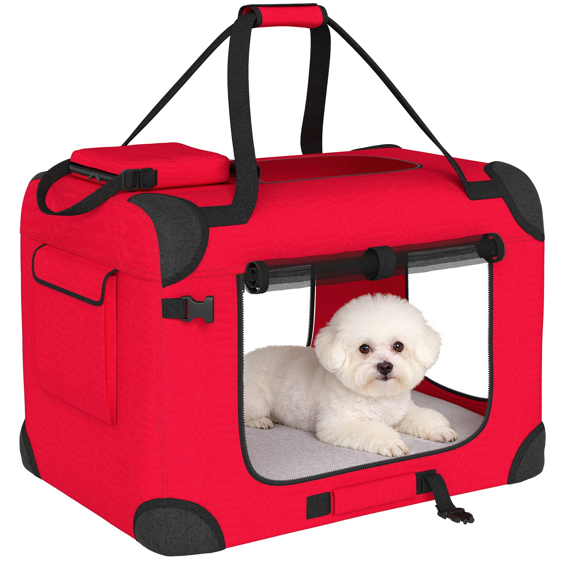 Pawhut Transportín Para Perros Plegable_0