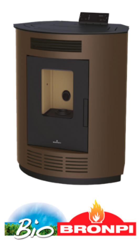 Bricosol Estufa De Pellet Bronpi Modelo Nina 9 Kw Rincon_0