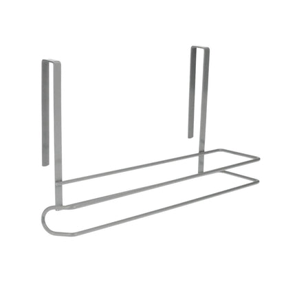 Colgador Portarrollos Papel Cocina, Acero Para Puertas, Encimeras, Muebles. 32,5x18x10 Cm._0