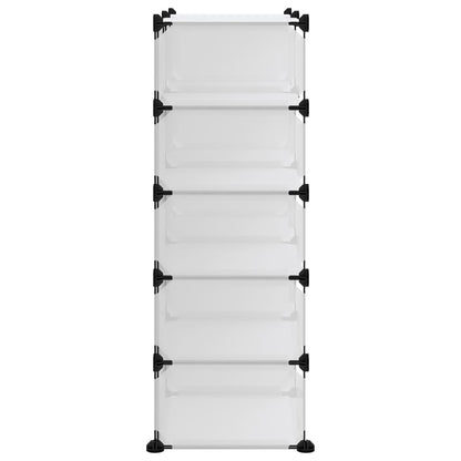 Zapatero Pp Transparente 84x32x88,5 Cm / Vetonek_1