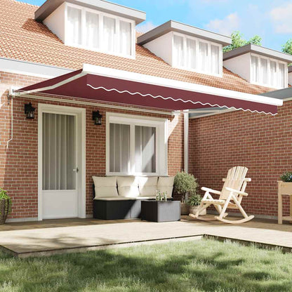 Toldo Retráctil Automático Burdeos 400x300 Cm_2