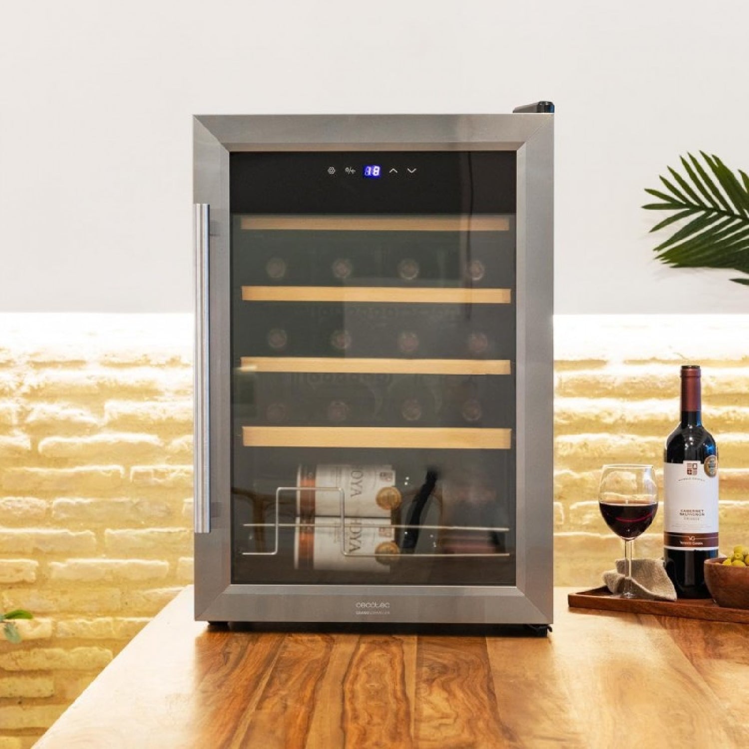 Cecotec Vinoteca Bolero Grandsommelier 2050 Inox Compressor_1