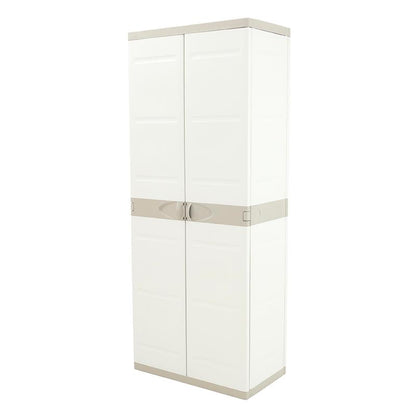 Armario Escobero 70 cm Titanium Plastiken Beige (Reacondicionado)