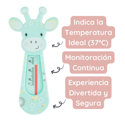 Termometro Del Agua Para Bebés Girafa Mint_3