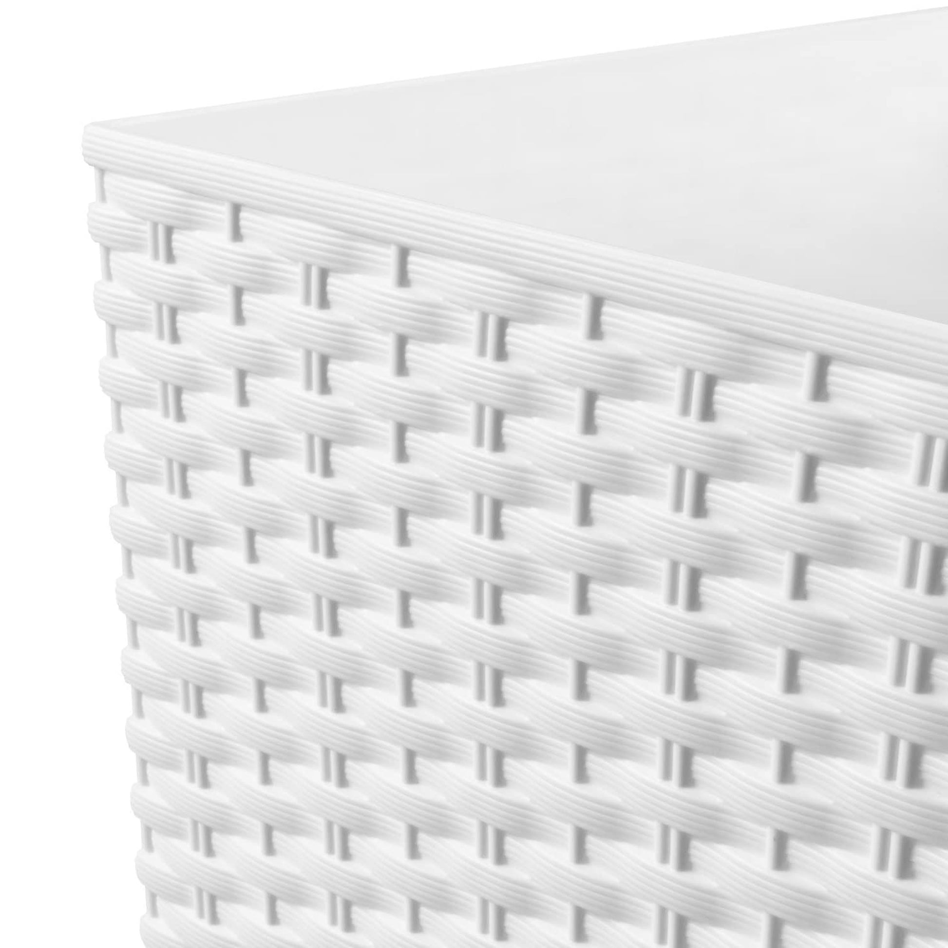 Maceta Rato De 49 Litros Con Inserto 32 X 32 X 61 Cm En Color Blanco_5