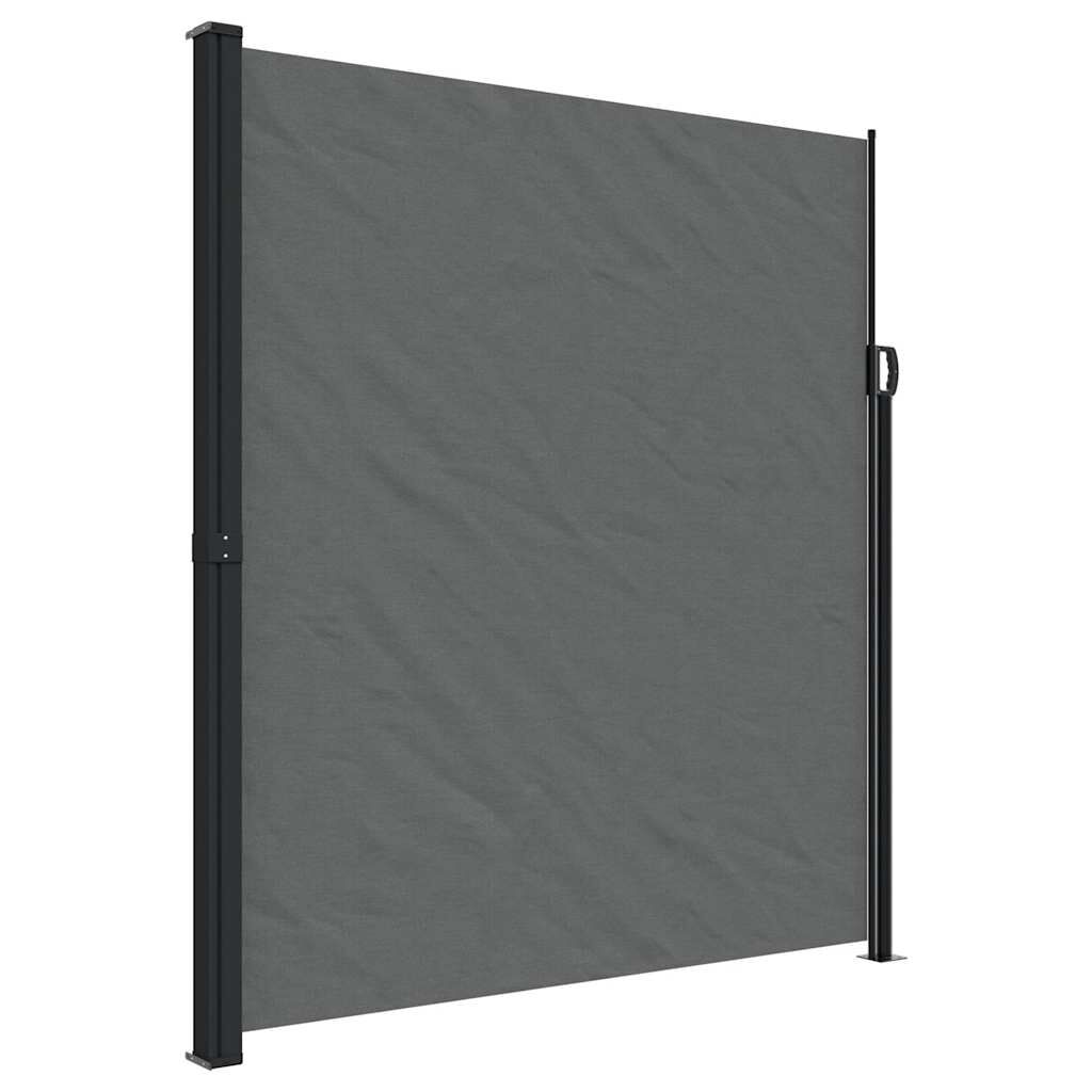 Vidaxl Toldo Lateral Retráctil Gris Antracita 220x500 Cm_0