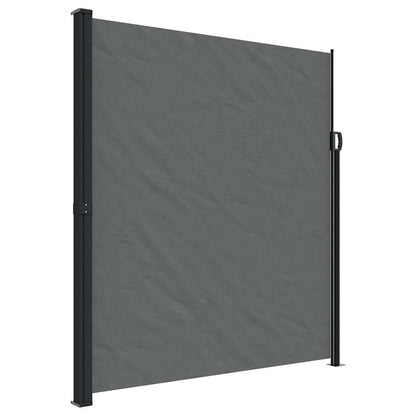 Vidaxl Toldo Lateral Retráctil Gris Antracita 220x500 Cm_0