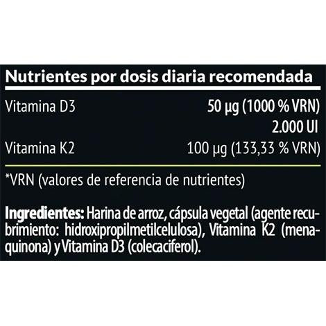 DKbull Vitaminas D3 + K2 Paleobull 60 caps