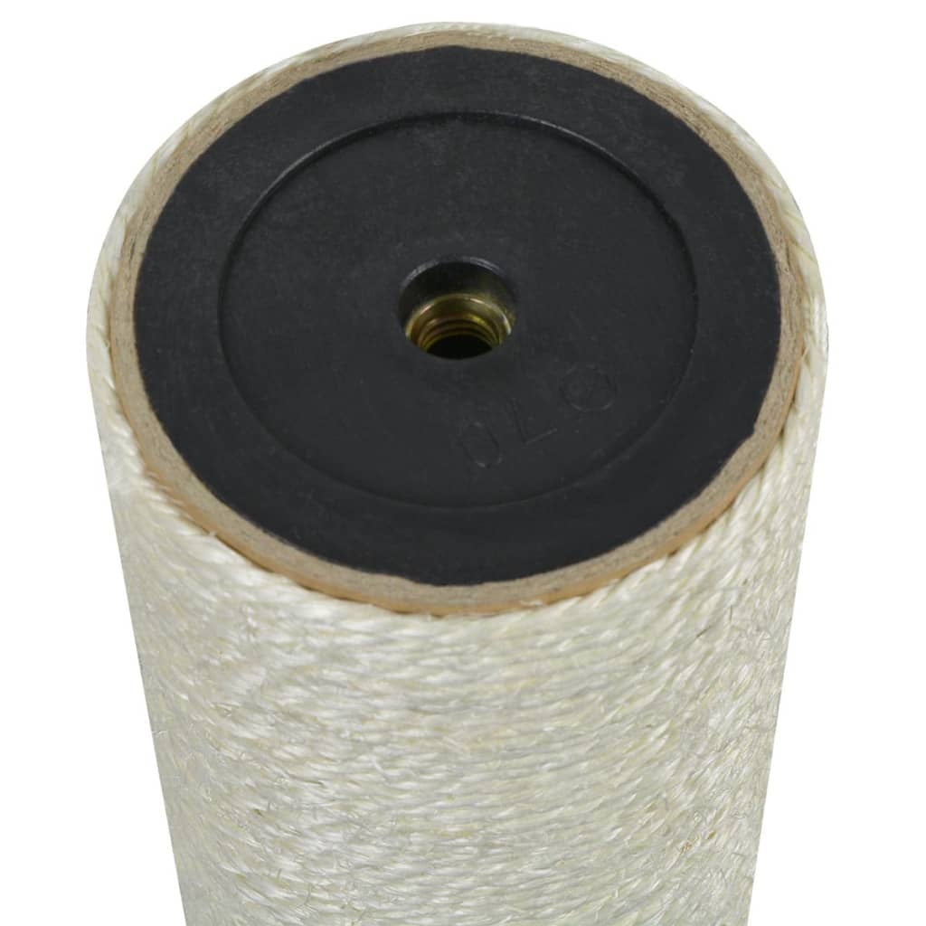 Vidaxl Poste Rascador Para Gatos 8x25 Cm 10 Mm Beige_1