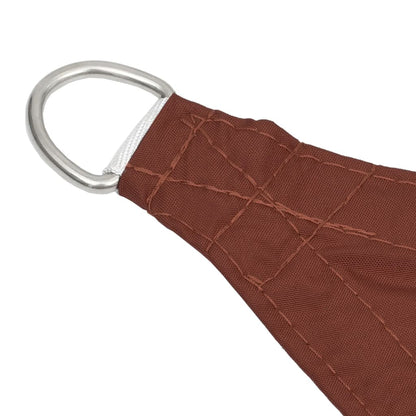 Vidaxl Toldo De Vela Trapezoidal Tela Oxford Terracota 3/4x3 M_4