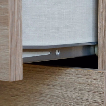 Zapatero Entrada Recibidor, Mueble Auxiliar Estrecho Zapatos, 2 Puertas, 1 Cajón 101x75x36 Cm, Briebe, Domus, Madera