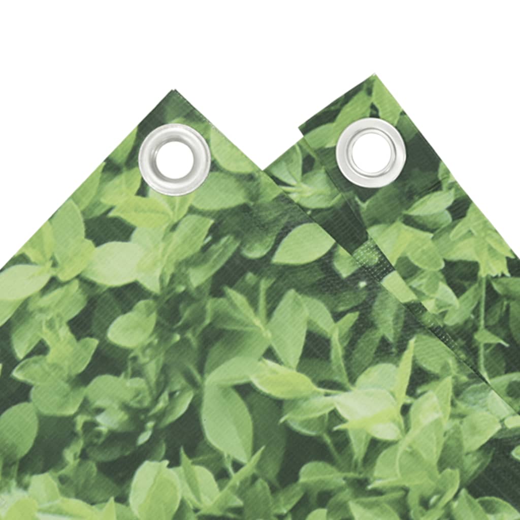 Pantalla De Privacidad De Balcón Pvc Plantas Verde 800x90 Cm / Vetonek_3