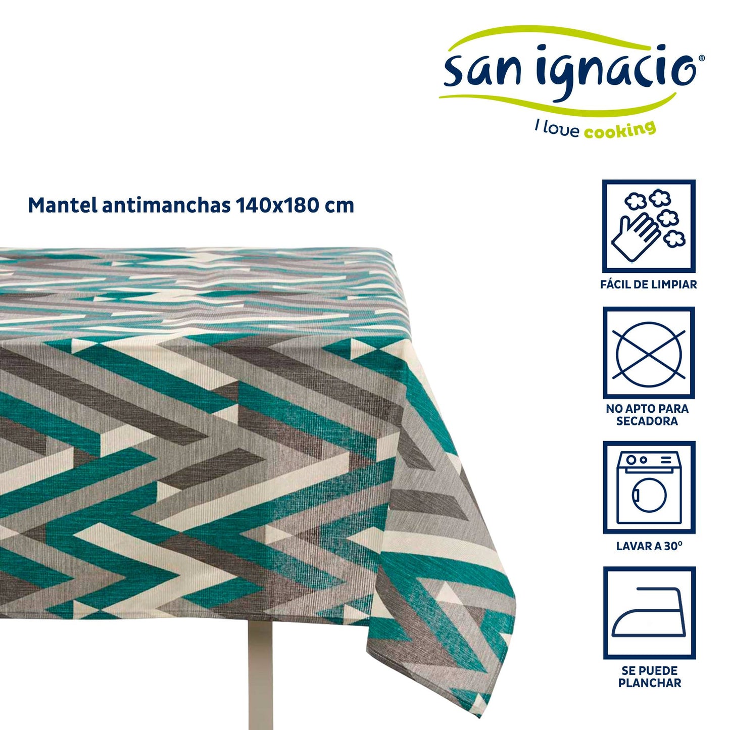 Mantel Loneta Antimanchas 140x180cm Raya Colección Kinvara_1