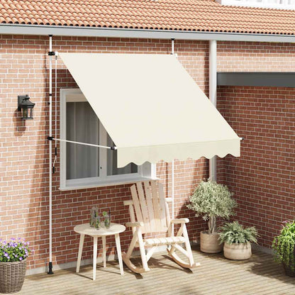Toldo Retráctil De Operación Manual 200 Cm Crema_1