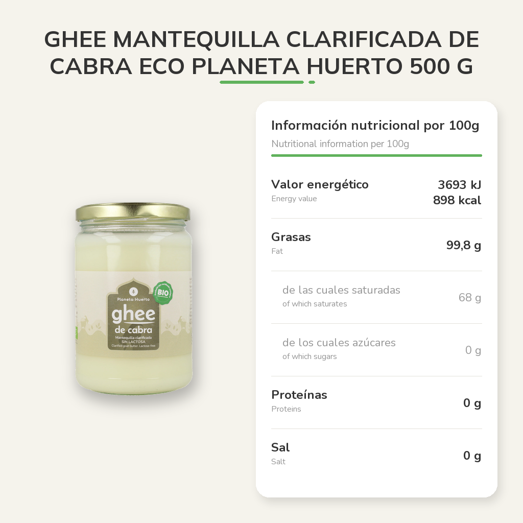 Información nutricional