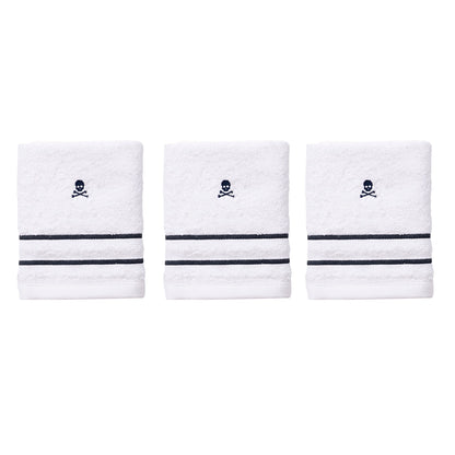 Set De 3 Toallas De Mano 30x50cm, 100% Algodón Con Logo Bordado Scalpers Home_0