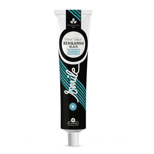 Dentífrico Black con flúor Ben & Anna tubo 75 ml