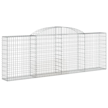 Cestas De Gaviones 17 Uds Forma Arco Hierro 300x30x100/120 Cm_2