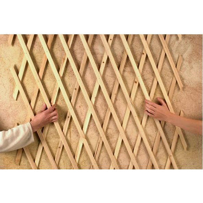 Celosía de madera extensible Trelliwood Nortene 1x2 m