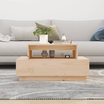 Mesa De Centro De Madera Maciza De Pino 80x55x40,5 Cm_1