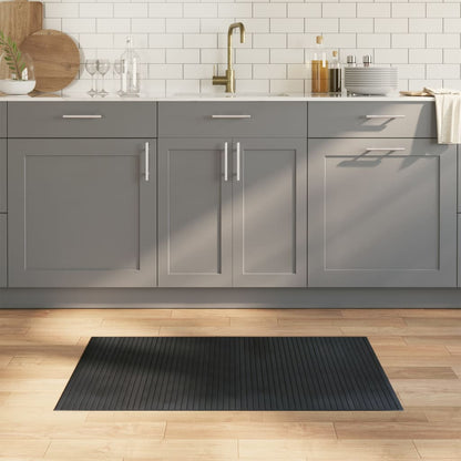 Vidaxl Alfombra Rectangular Bambú Gris 60x100 Cm_1
