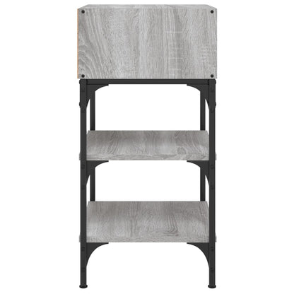Mesitas Noche 2 Uds Madera Ingeniería Gris Sonoma 35x34,5x70 Cm_4