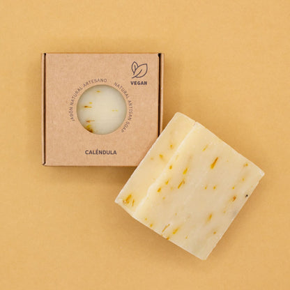 Jabón Natural Artesano de Caléndula Labnatur 100 g | Calma y Protege | Piel Sensible | Vegano_2