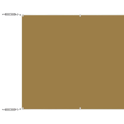 Vidaxl Toldo Vertical Beige 100x1000 Cm Tela Oxford_0