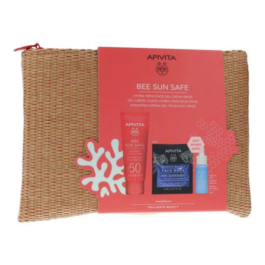 Crema antiedad y antimanchas SPF50 Apivita + REGALO express beauty y limpiador facial