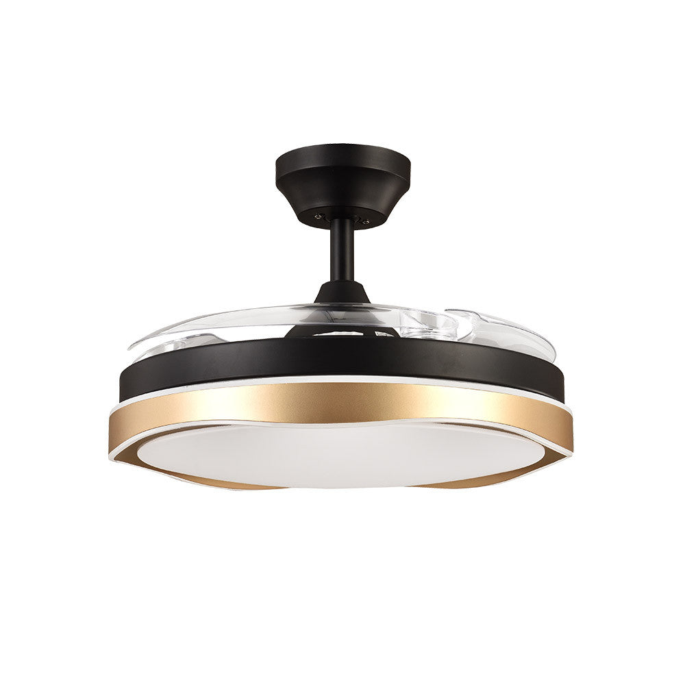 Ventilador Dc Blondi Negro/oro 3aspas 107d 7200lm 6vel 3000k,4500k,6000k, Remoto+temporizador+memoria_1