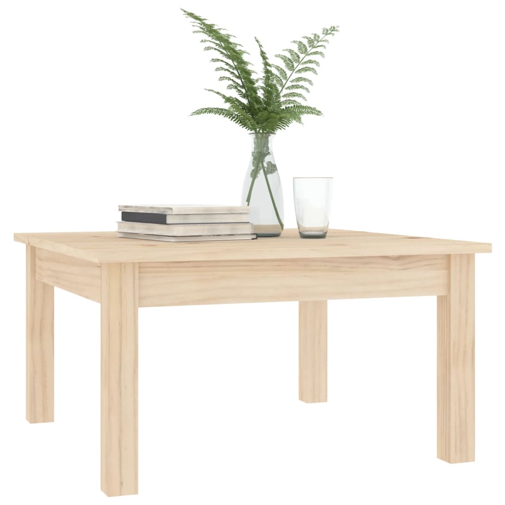 Mesa De Centro De Madera Maciza De Pino 55x55x30 Cm_4