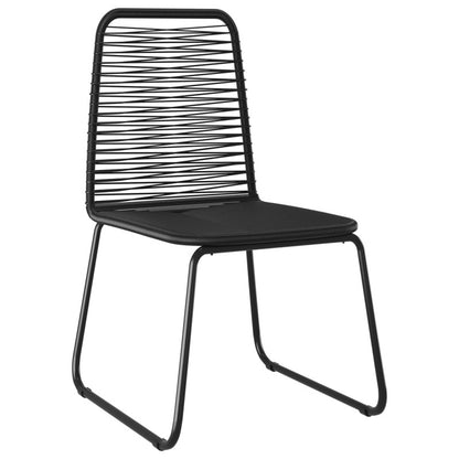Vidaxl Set De Comedor De Jardín De 7 Piezas Pvc Ratán Negro Y Marrón_5