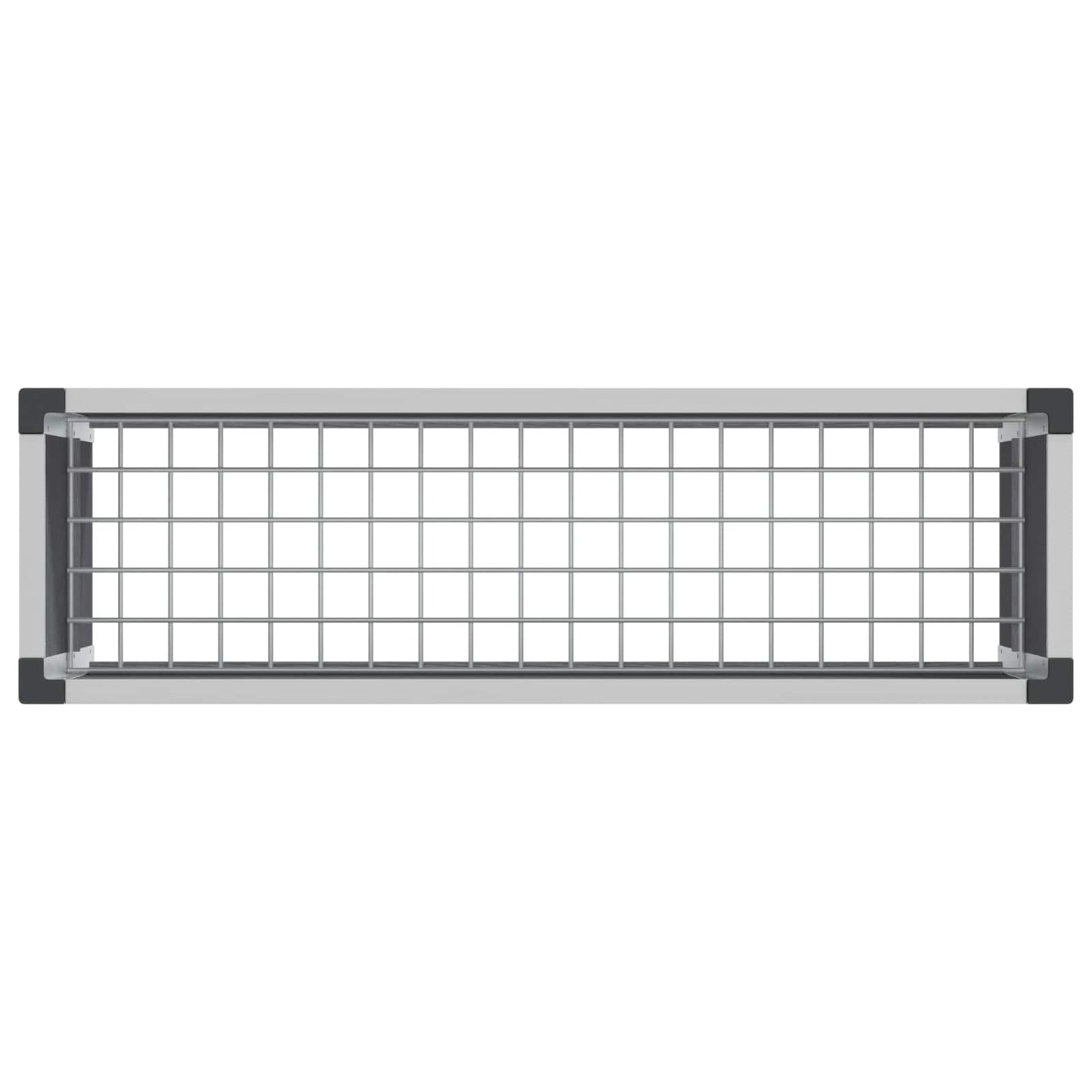 Arriate Elevado Gris 100 X 30 X 42 Cm Wpc Y Aluminio_4