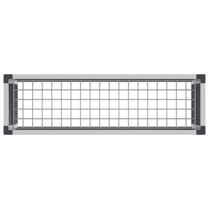 Arriate Elevado Gris 100 X 30 X 82 Cm Wpc Y Aluminio_4