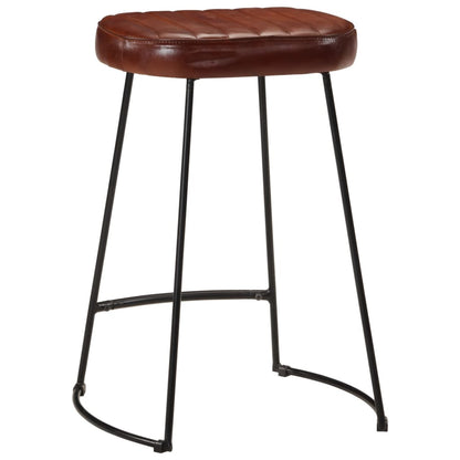 Taburetes De Bar 2 Uds Marrón Oscuro 41x29x62 Cm_3