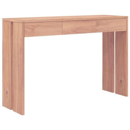 Mesa Consola De Madera Maciza De Teca 110x35x75 Cm_0