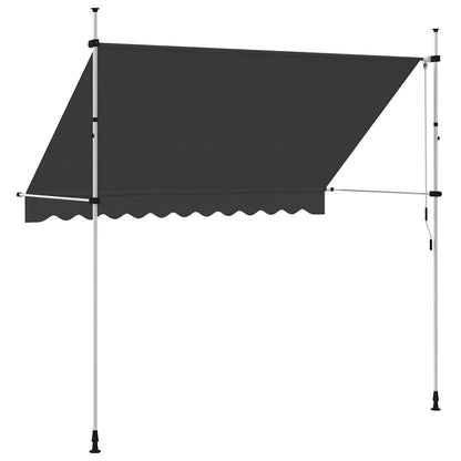 Toldo Retráctil De Operación Manual Antracita 300 Cm_4