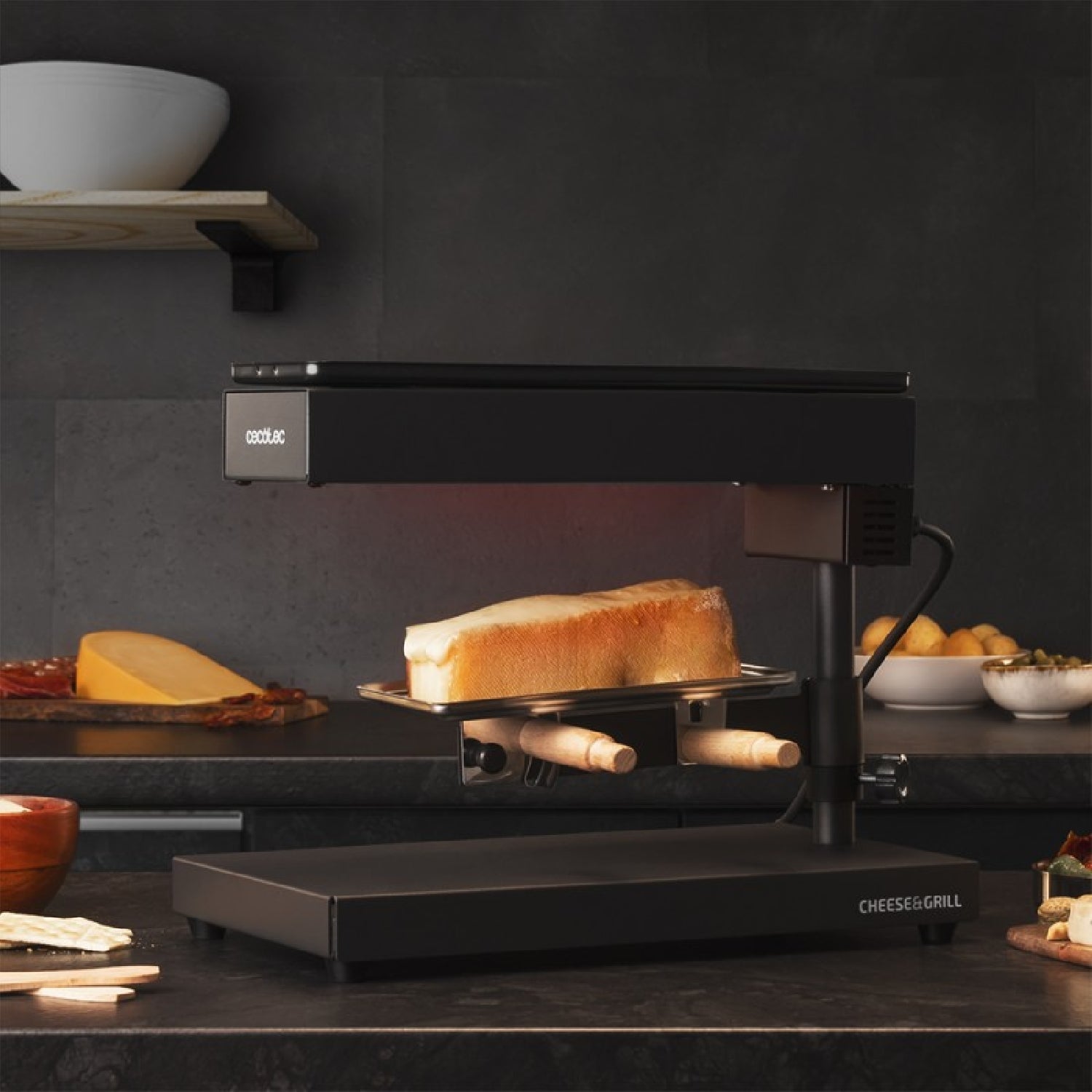 Cecotec Raclette Raclette Cheese&grill 6000 Black_1
