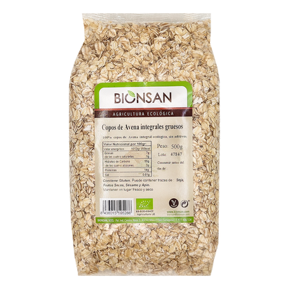 Copos De Avena Gruesos Ecológicos De Proximidad 500gr_0